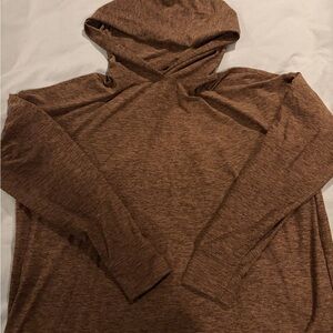 Outdoor Voices Brown Hoodie Cloudknit Relaxed Chocolate Brown XS